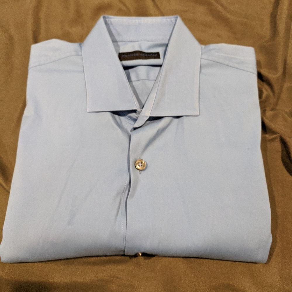 Patrick assaraf short sleeve button down